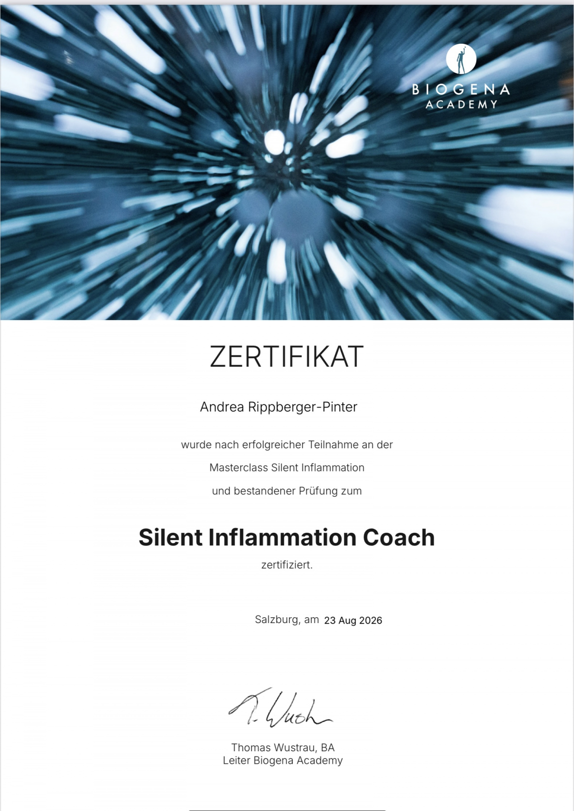 Zertifikat